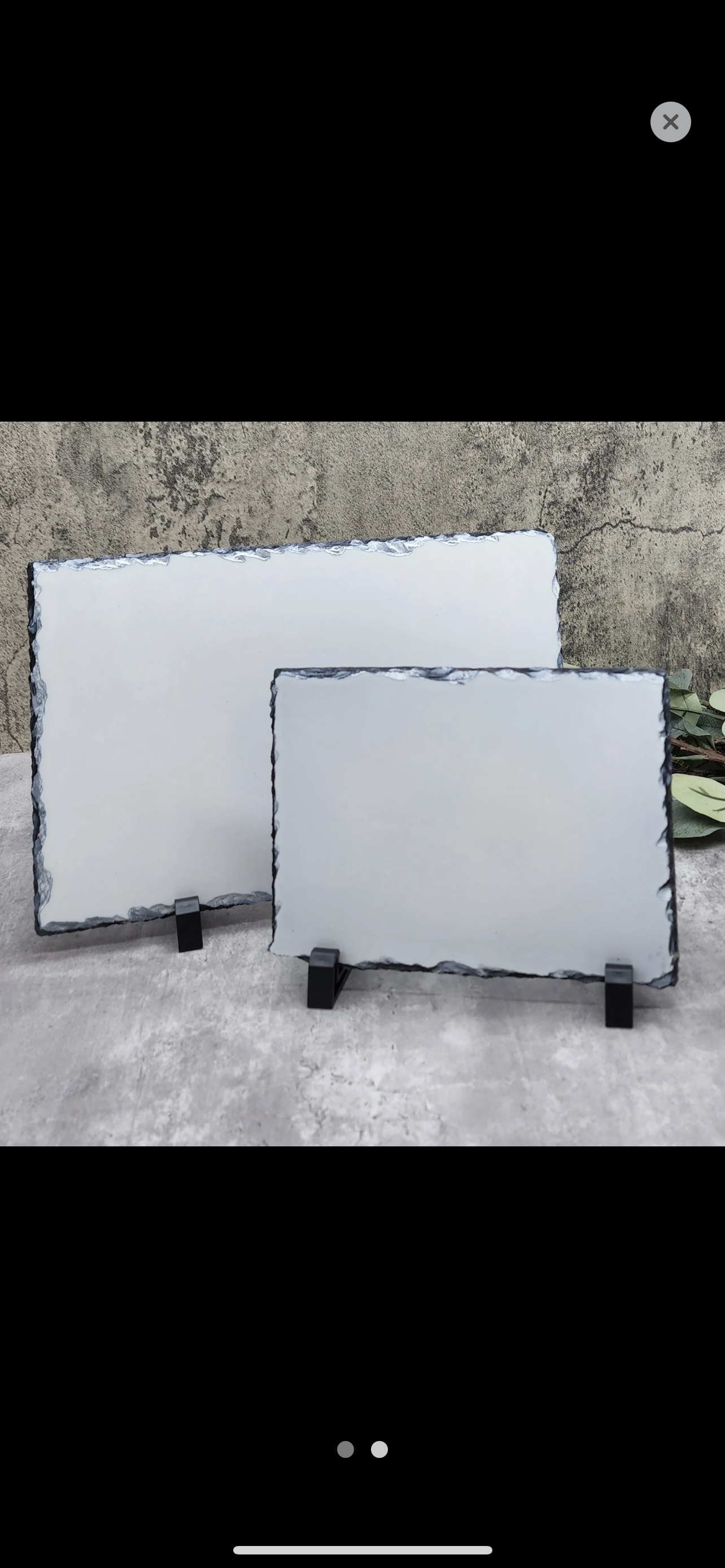 Custom Photo Rock Slate small and large