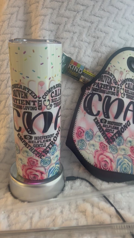 Custom Tumbler  with lunch bag