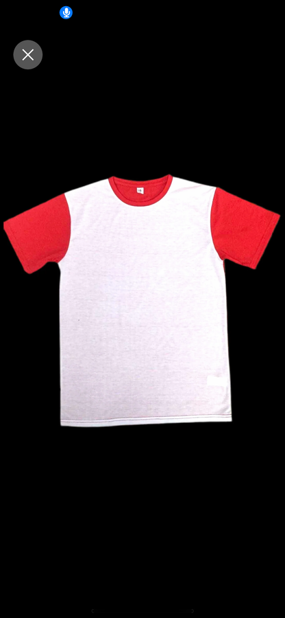 Custom Child Red & White Tee
